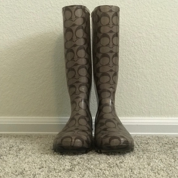 Coach Rain Boots - Picture 1 of 3